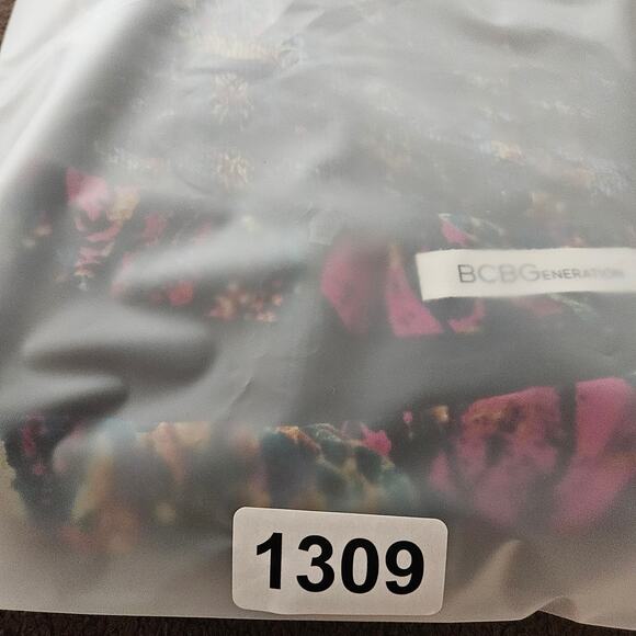 BCBGeneration Asymmetrical Lace Boho Floral Tapestry Sheer Chiffon Maxi Skirt S - Picture 13 of 13